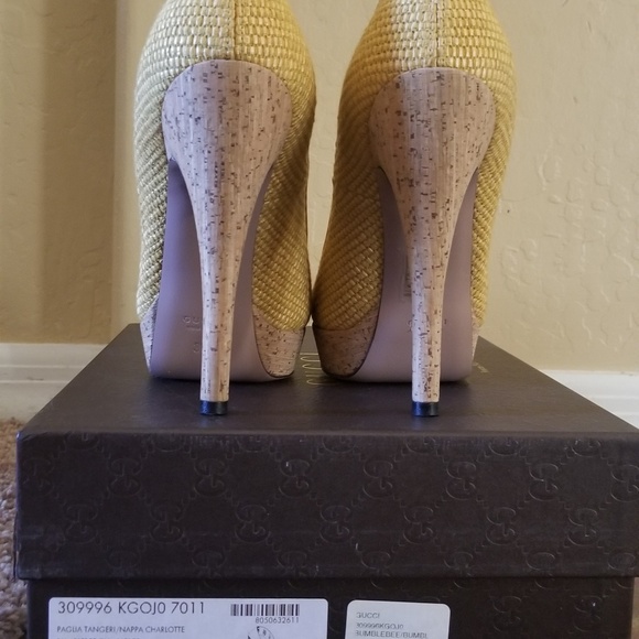 Gucci Shoes Gucci Bumblebee Heels Poshmark